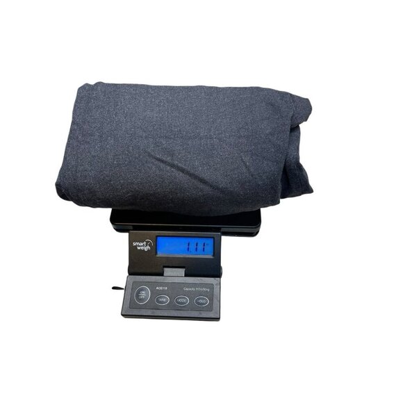 Banana Republic Martin Fit Wool Blend Pants Womens Sz 12 Black White Herringbone - Picture 7 of 7